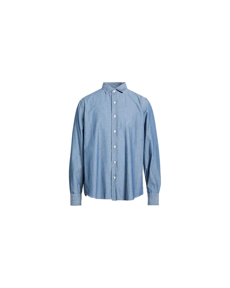Salvatore Piccolo TOPS - Jeanshemdenauf YOOX.COM Blau
