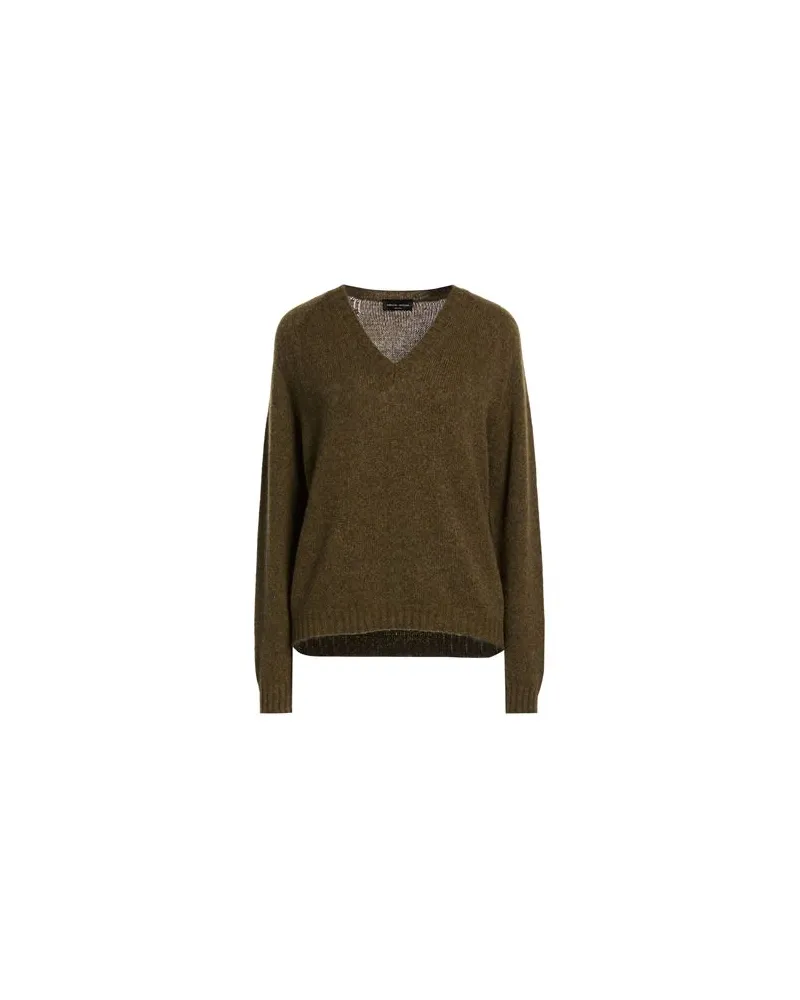 Roberto Collina STRICKWAREN - Pulloverauf YOOX.COM Militärgrün