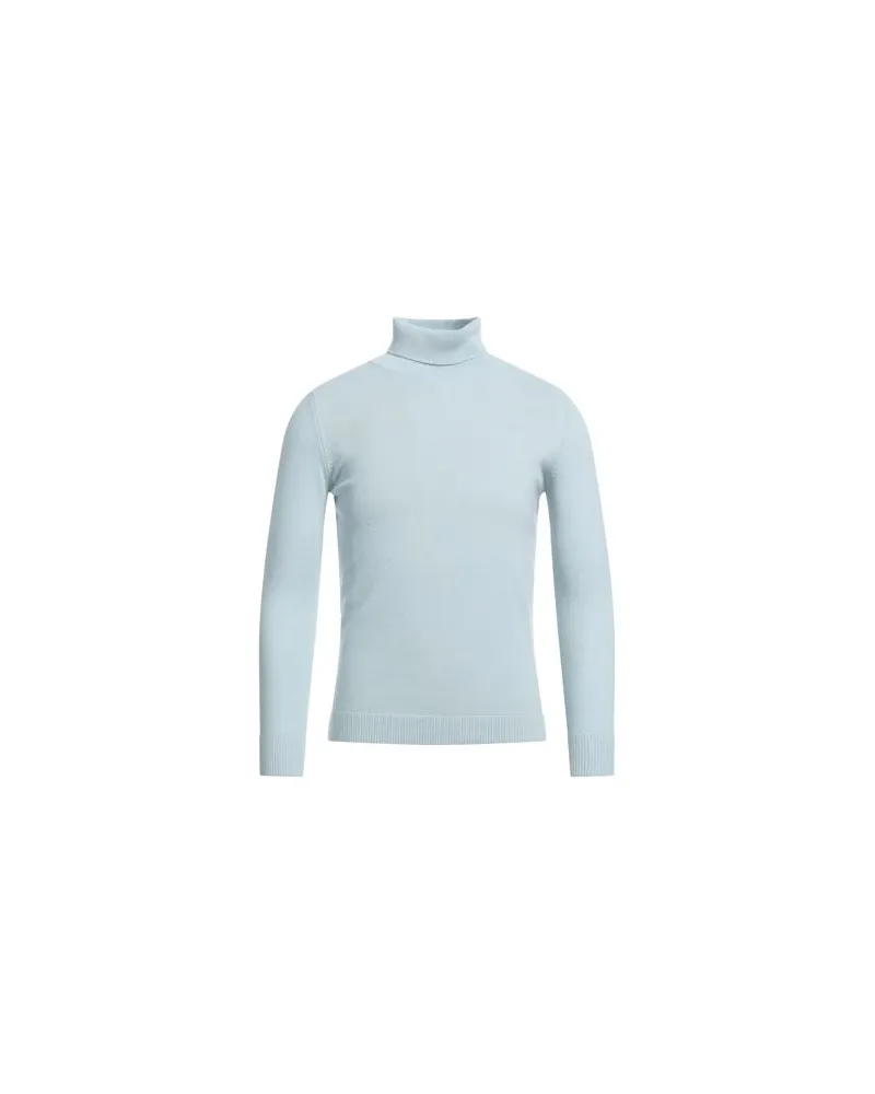 Malo OPTIMUM - STRICKWAREN - Rollkragenpulloverauf YOOX.COM Himmelblau