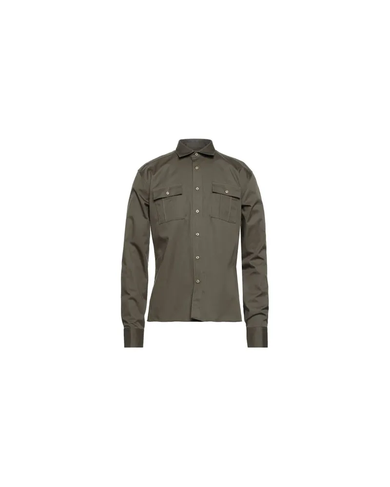 AT.P.CO TOPS - Hemdenauf YOOX.COM Militärgrün