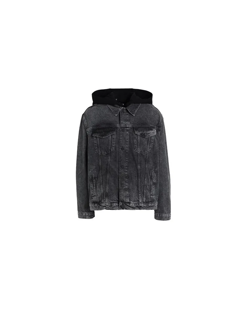 Karl Lagerfeld CARA LOVES KARL  - JACKEN & MÄNTEL - Jeansjacken/Mäntelauf YOOX.COM Schwarz