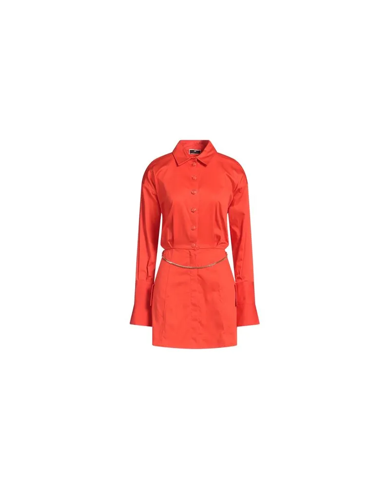 Elisabetta Franchi KLEIDER - Mini-Kleiderauf YOOX.COM Rot