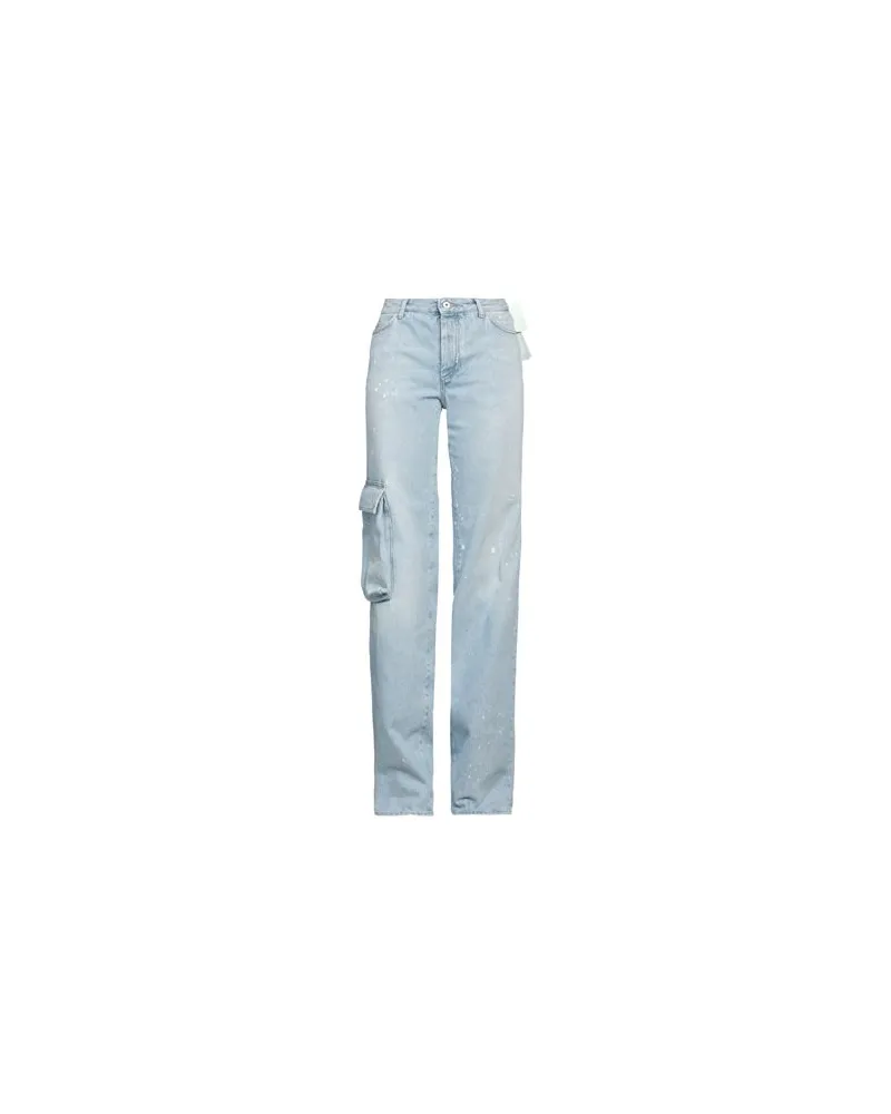 OFF-WHITE HOSEN & RÖCKE - Jeanshosenauf YOOX.COM Blau