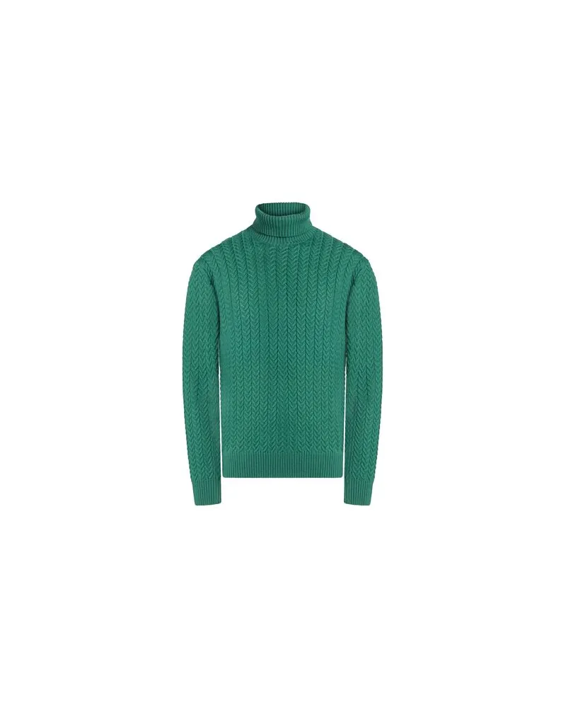 Zanone STRICKWAREN - Rollkragenpulloverauf YOOX.COM Dunkelgrün