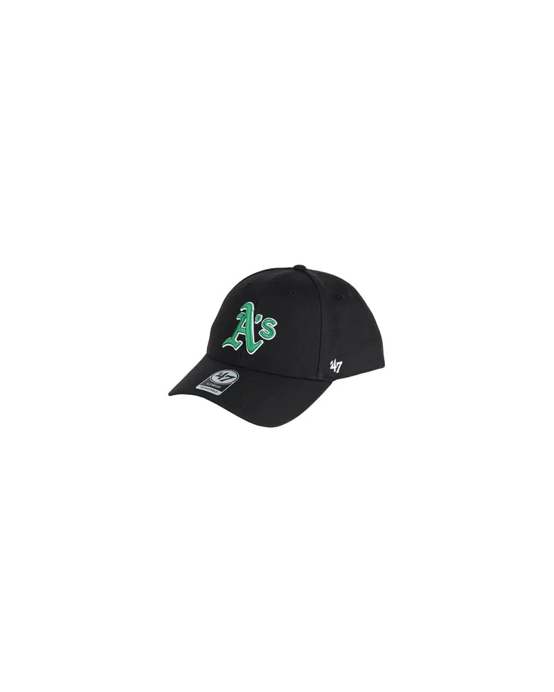 '47 Cappellino Sure Shot MVP Snapback Oakland Athletics  - '47 Cappellino Sure Shot MVP Snapback Oakland Athletics - ACCESSOIRES - Mützen & Hüteauf YOOX.COM Schwarz