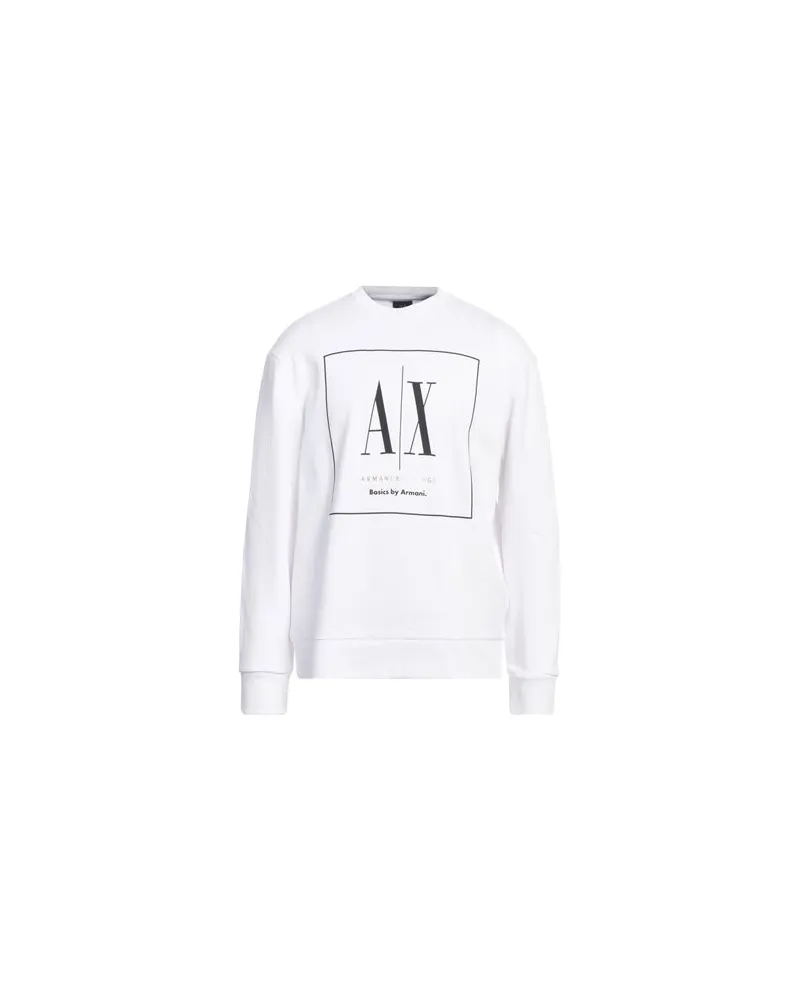 Armani Exchange TOPS - Sweatshirtsauf YOOX.COM Weiß