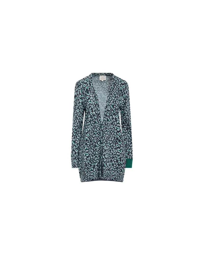 Alessia Santi STRICKWAREN - Strickjackenauf YOOX.COM Marineblau