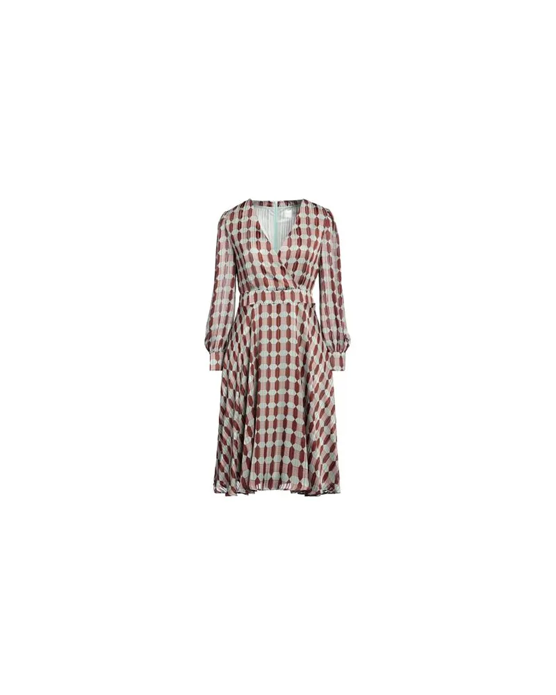 ANONYME designers KLEIDER - Midi-Kleiderauf YOOX.COM Schokobraun