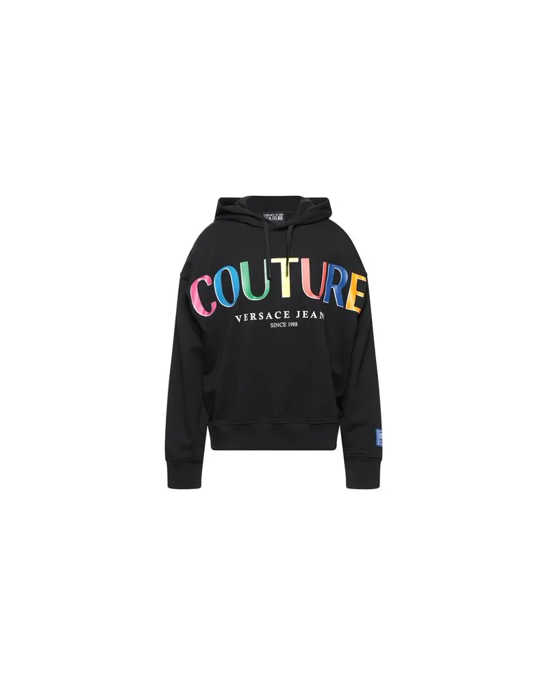 Versace Jeans TOPS - Sweatshirtsauf YOOX.COM Schwarz