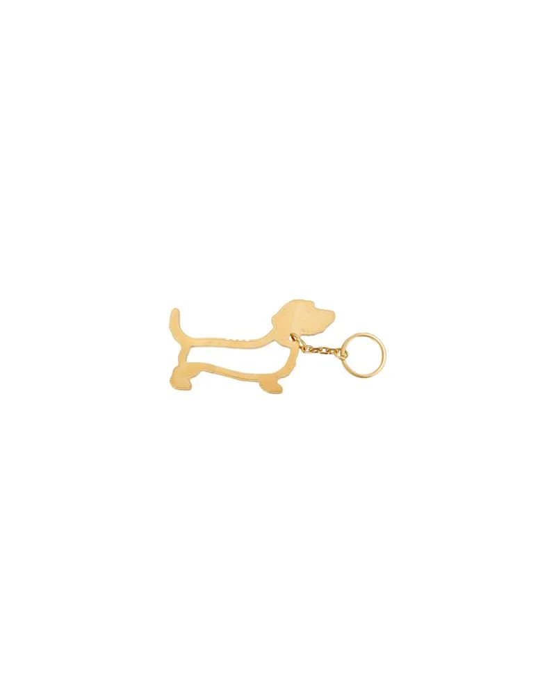 Thom Browne Kleinlederwaren - Schlüsselanhängerauf YOOX.COM Gold