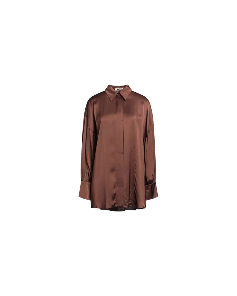 AERON TOPS - Hemdenauf YOOX.COM Braun