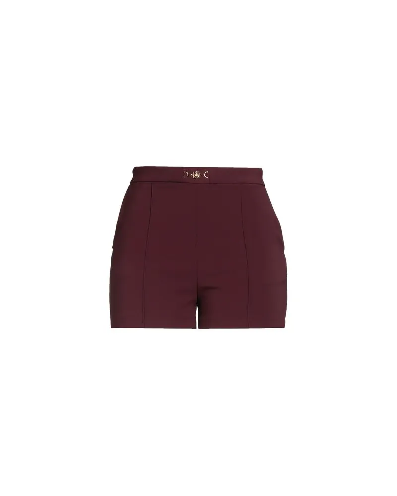 Elisabetta Franchi ESSENTIAL - HOSEN & RÖCKE - Shorts & Bermudashortsauf YOOX.COM Bordeaux