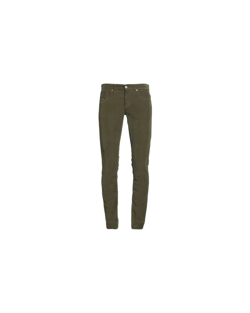 Dondup HOSEN & RÖCKE - Hosenauf YOOX.COM Militärgrün