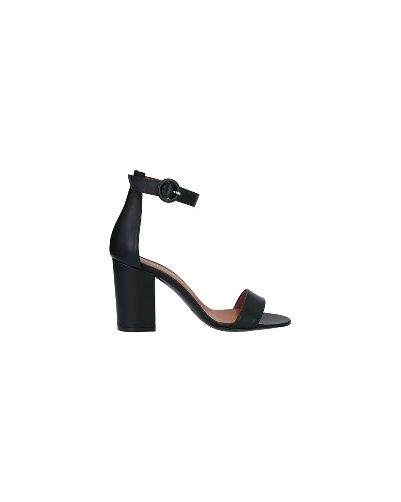 Via Roma 15 SCHUHE - Sandalenauf YOOX.COM Schwarz