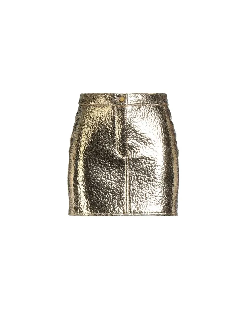 ALYSI CHOCOLAT - HOSEN & RÖCKE - Miniröckeauf YOOX.COM Gold