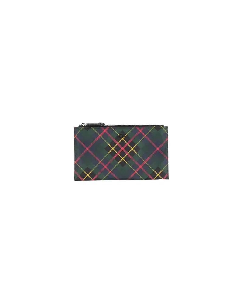 Vivienne Westwood Kleinlederwaren - Kosmetiktäschchenauf YOOX.COM Dunkelgrün