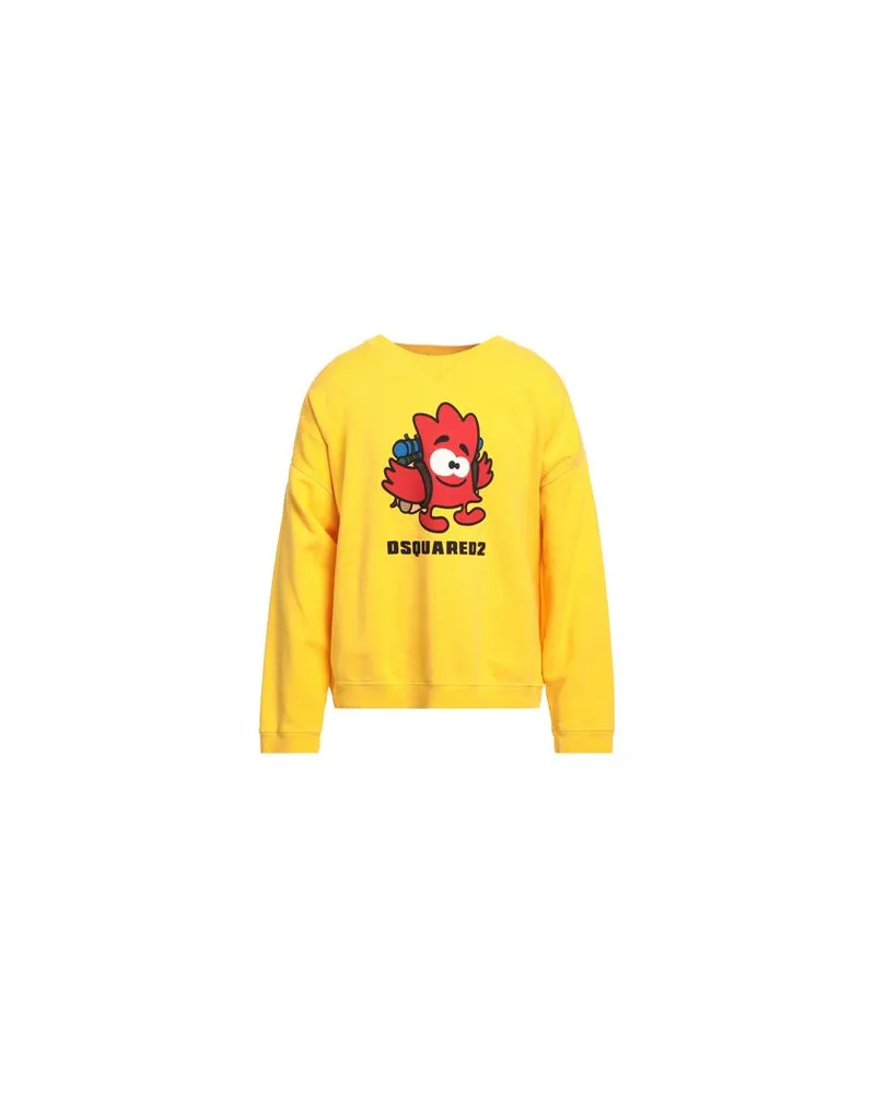 Dsquared2 TOPS - Sweatshirtsauf YOOX.COM Gelb