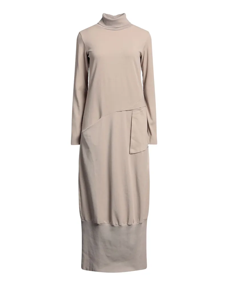 European Culture Midi-Kleid Beige