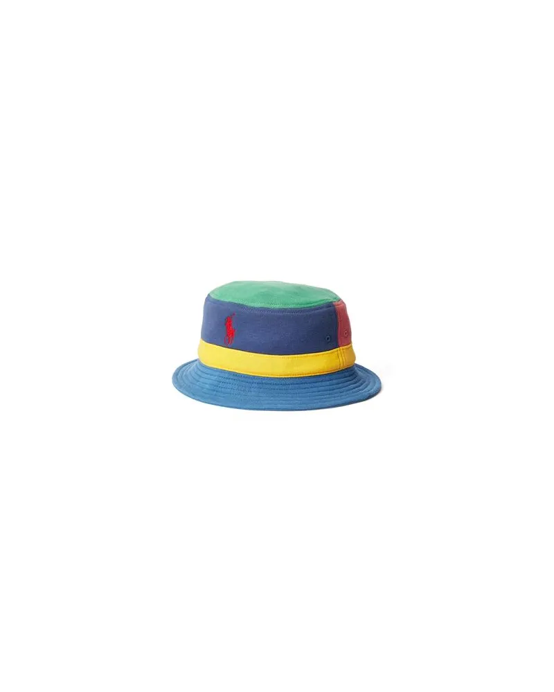 Ralph Lauren COLOR-BLOCKED FLEECE BUCKET HAT  - ACCESSOIRES - Mützen & Hüteauf YOOX.COM Blau