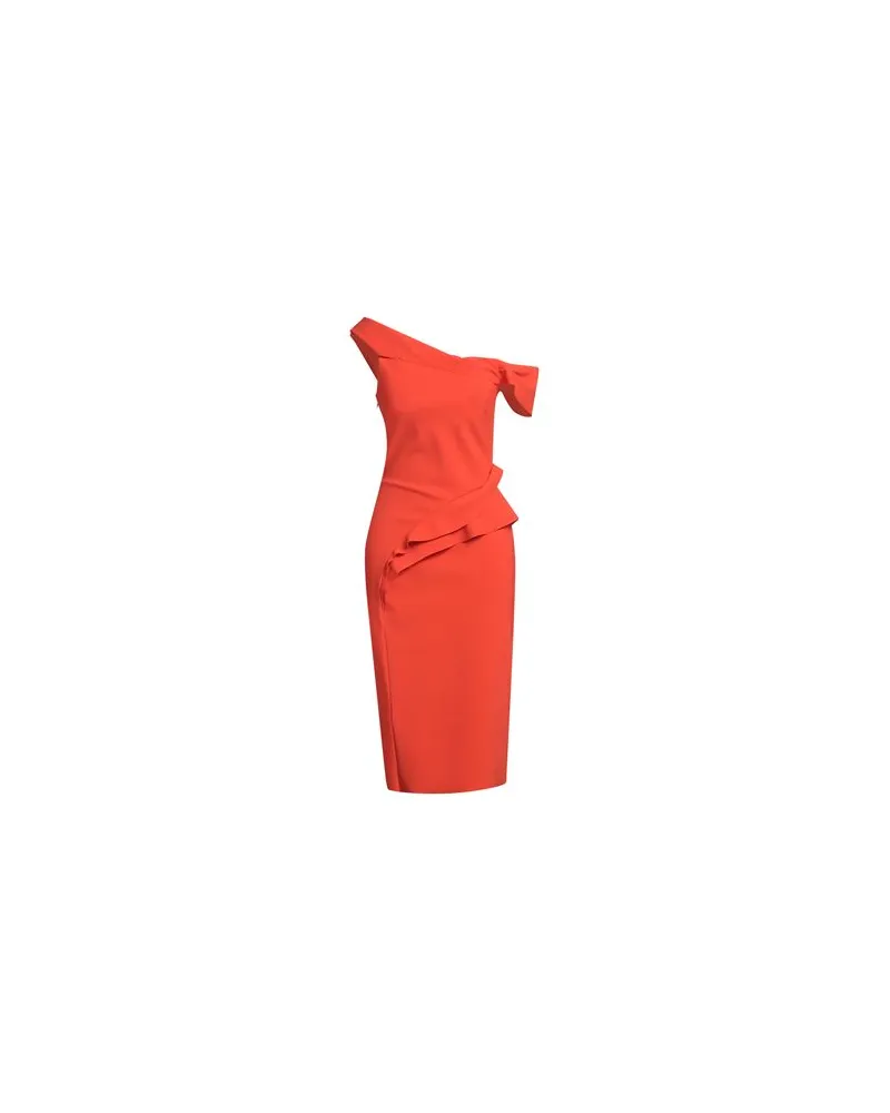 Chiara Boni KLEIDER - Midi-Kleiderauf YOOX.COM Orange