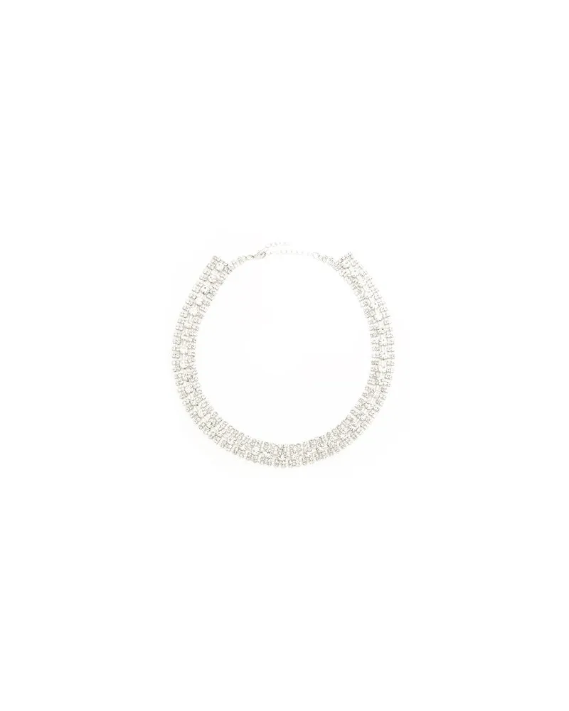 8 by Yoox RHINESTONES CHOCKER - SCHMUCK und UHREN - Halskettenauf YOOX.COM Silber