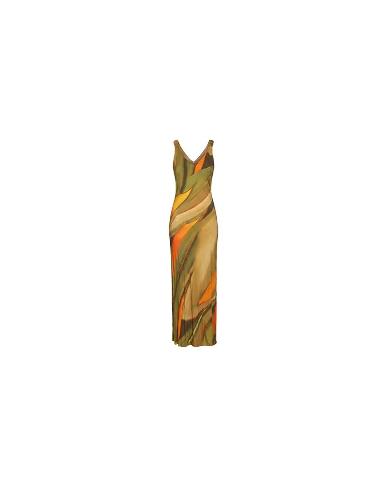 YES ZEE by Essenza NATURAL FEELING - KLEIDER - Maxi-Kleiderauf YOOX.COM Khaki