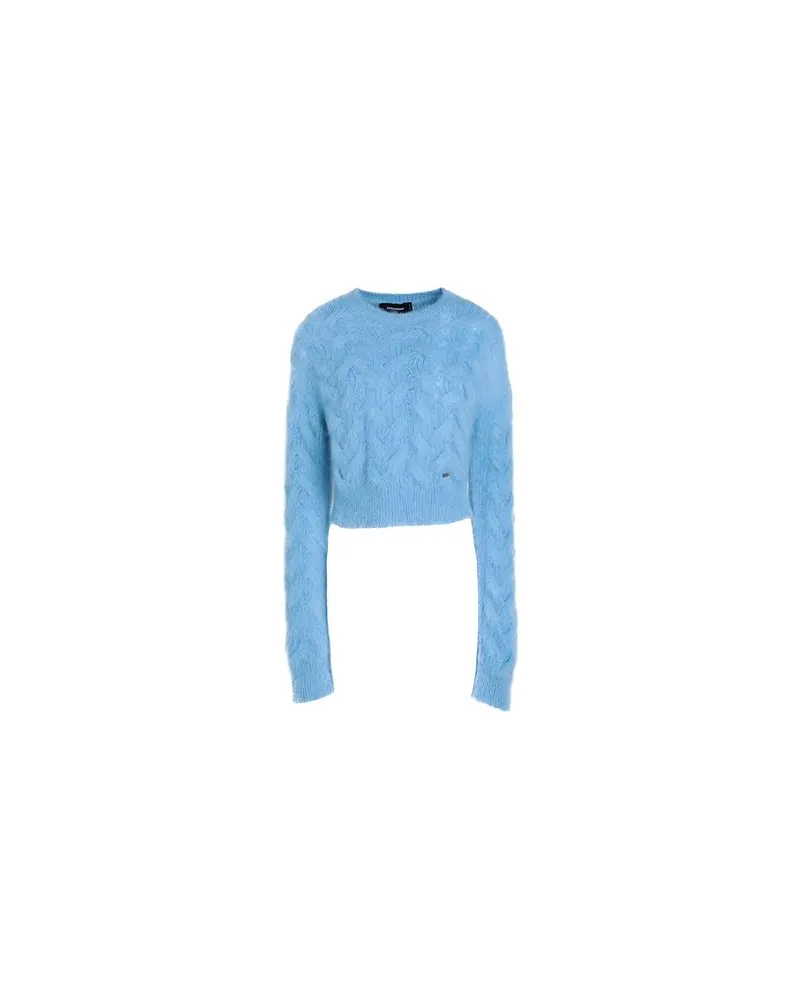 Dsquared2 STRICKWAREN - Pulloverauf YOOX.COM Himmelblau