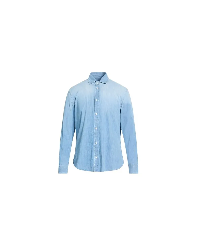 Dondup TOPS - Jeanshemdenauf YOOX.COM Blau