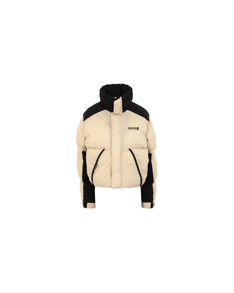 Timberland THXTBL RI CROP PUFFEER JACKET  - JACKEN & MÄNTEL - Pufferjacken & Daunenjackenauf YOOX.COM Beige