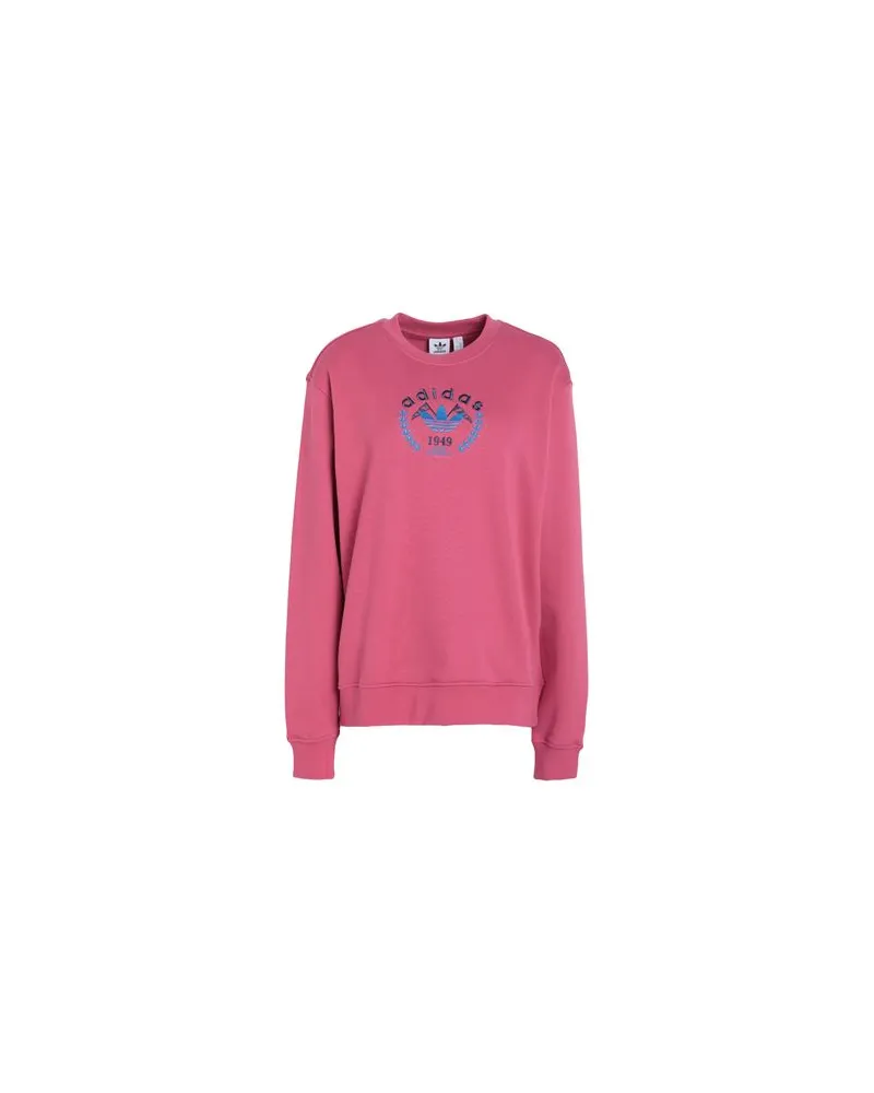 adidas CREST SWEATSHIR  - TOPS - Sweatshirtsauf YOOX.COM Magenta