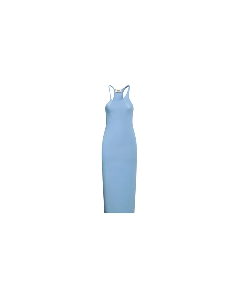 Fendi KLEIDER - Midi-Kleiderauf YOOX.COM Himmelblau
