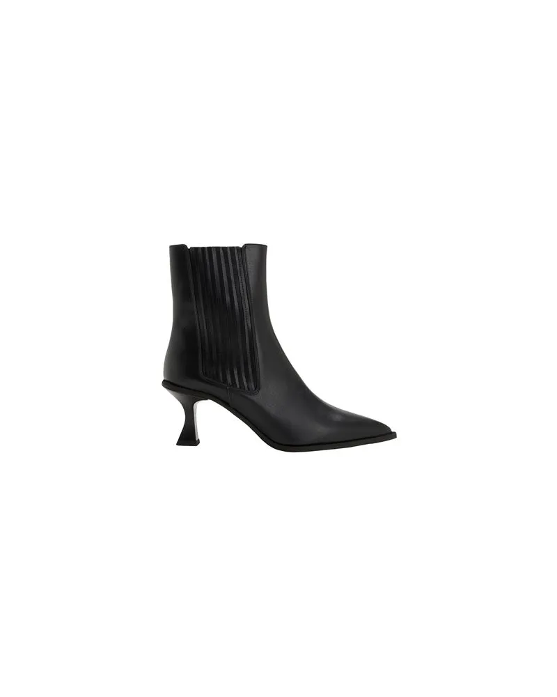 8 by Yoox LEATHER CHELSEA ANKLE BOOTS  - SCHUHE - Stiefelettenauf YOOX.COM Schwarz