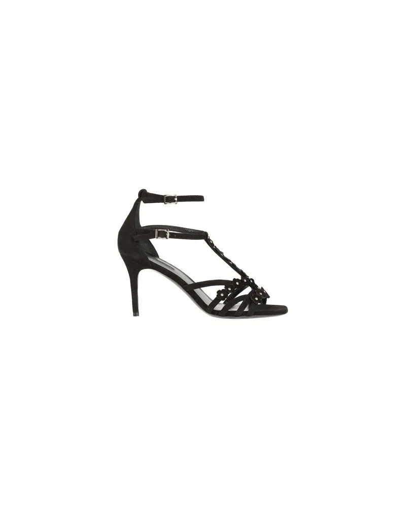 Longchamp SCHUHE - Sandalenauf YOOX.COM Schwarz