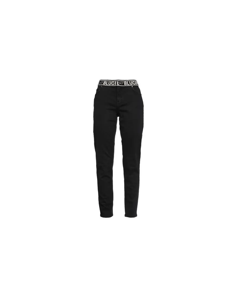 Blumarine HOSEN & RÖCKE - Jeanshosenauf YOOX.COM Schwarz
