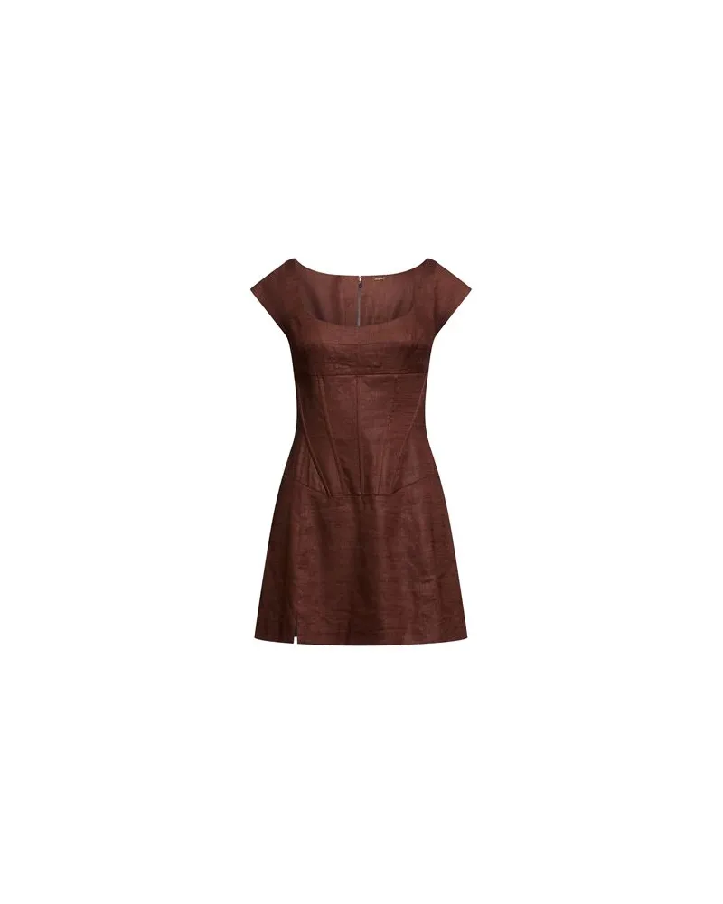 Cult Gaia KLEIDER - Mini-Kleiderauf YOOX.COM Braun