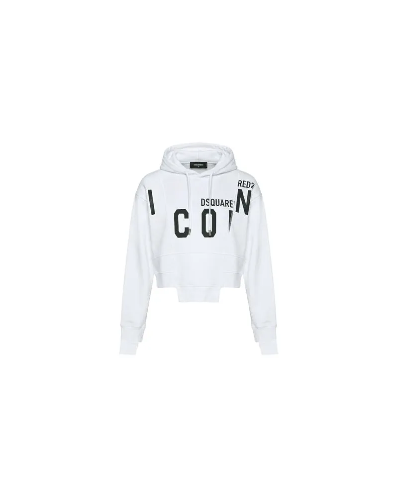 Dsquared2 TOPS - Sweatshirtsauf YOOX.COM Weiß