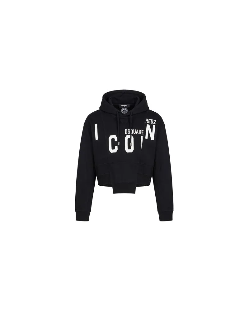Dsquared2 TOPS - Sweatshirtsauf YOOX.COM Schwarz