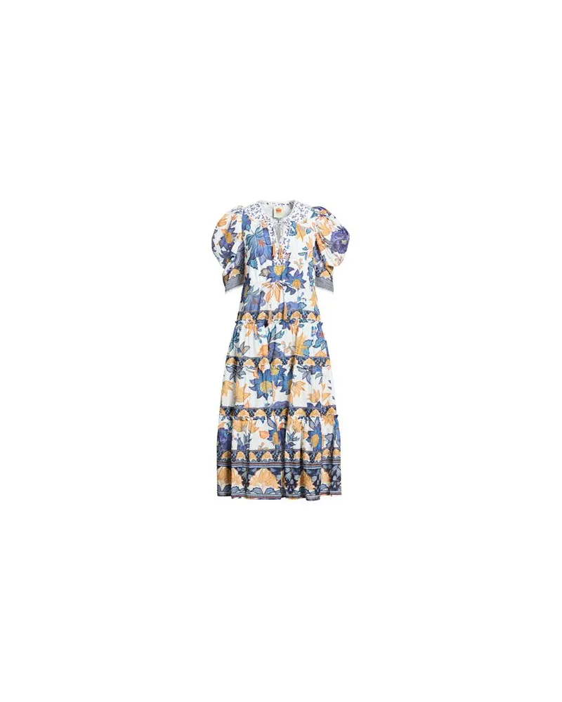 FARM Rio SUMMER FLOWERS OFF-WHITE MAXI DRESS - KLEIDER - Maxi-Kleiderauf YOOX.COM Weiß
