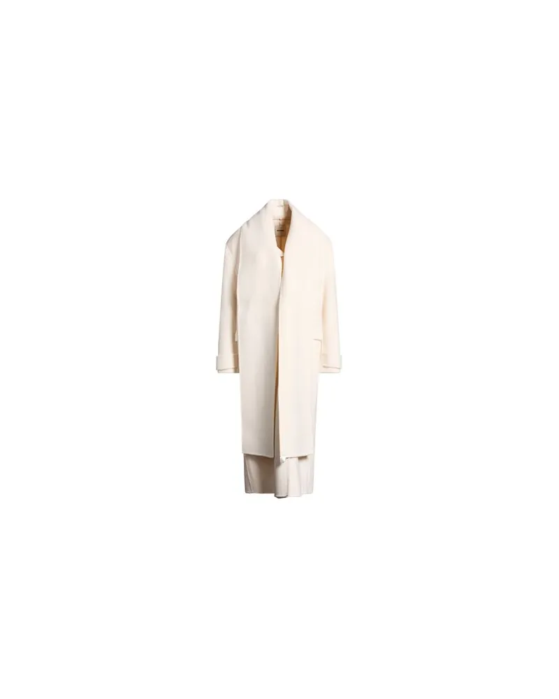 Sandro JACKEN & MÄNTEL - Mäntelauf YOOX.COM Cremeweiß