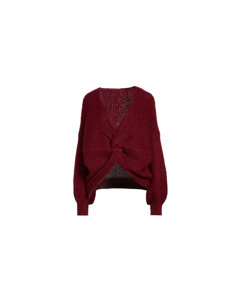 Please STRICKWAREN - Pulloverauf YOOX.COM Bordeaux
