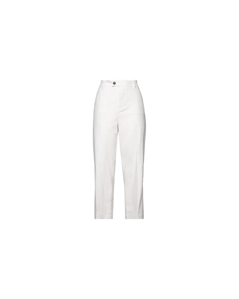 Roy Roger's HOSEN & RÖCKE - Hosenauf YOOX.COM Elfenbein