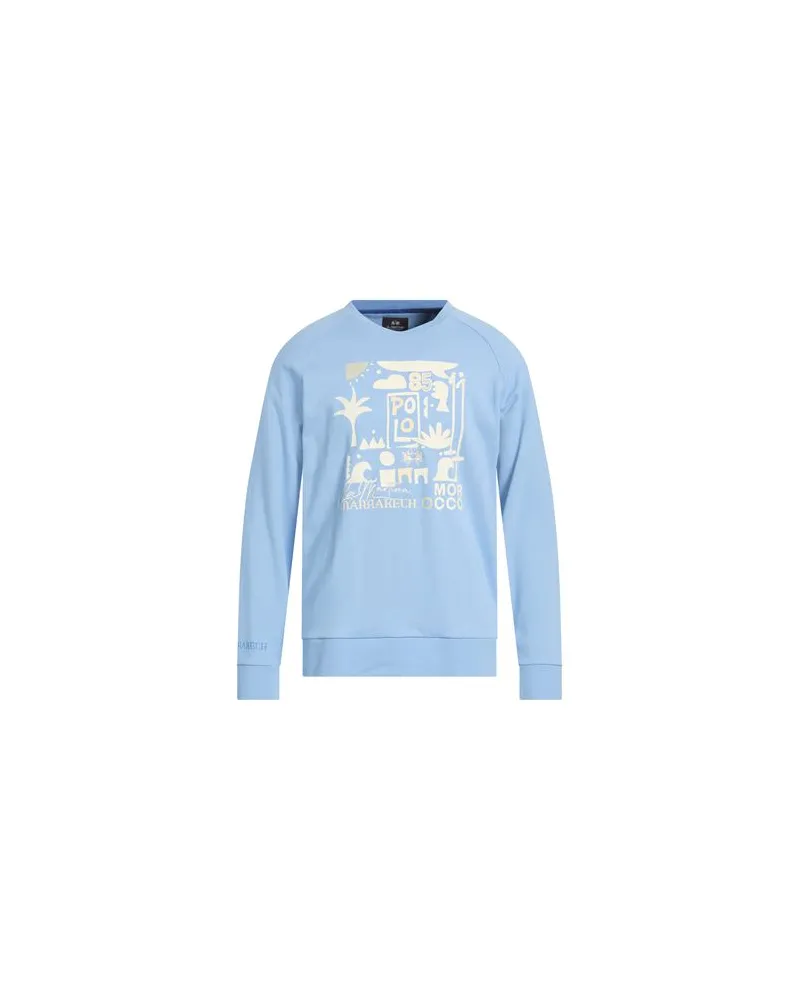 La Martina TOPS - Sweatshirtsauf YOOX.COM Hellblau
