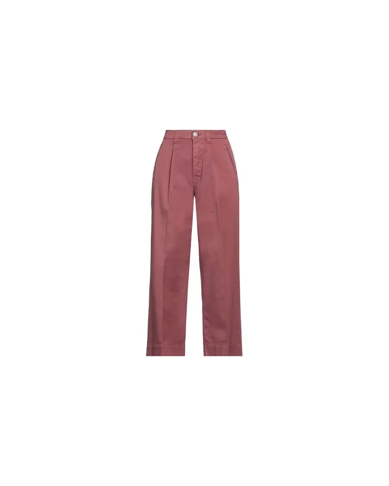 Care Label HOSEN & RÖCKE - Hosenauf YOOX.COM Ziegelrot