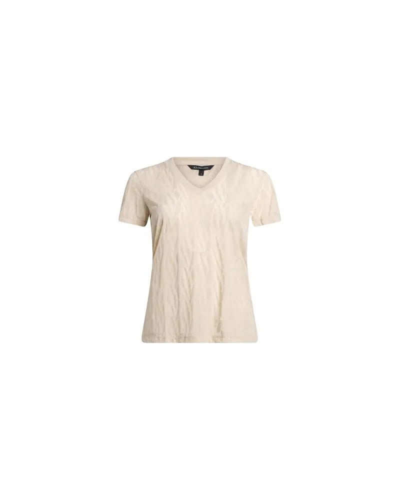 Armani Exchange TOPS - T-shirtsauf YOOX.COM Beige