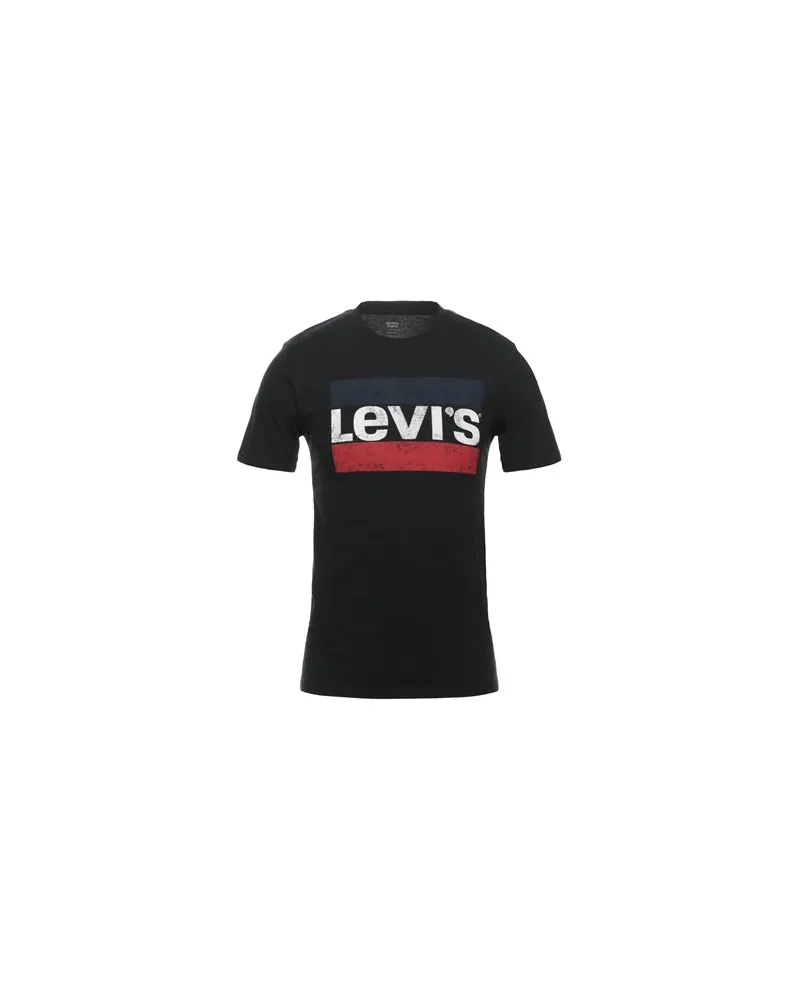 Levi's SPORTSWEAR LOGO GRAPHIC TEE  - TOPS - T-shirtsauf YOOX.COM Schwarz