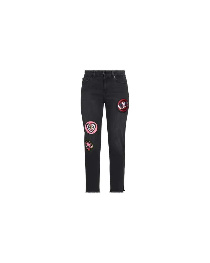 Moschino HOSEN & RÖCKE - Jeanshosenauf YOOX.COM Schwarz