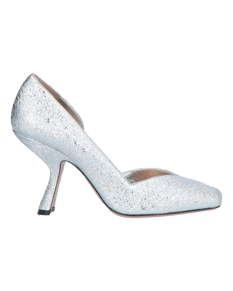 HIBOURAMA Pumps Silber