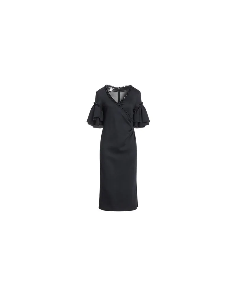 Oscar de la Renta KLEIDER - Midi-Kleiderauf YOOX.COM Nachtblau