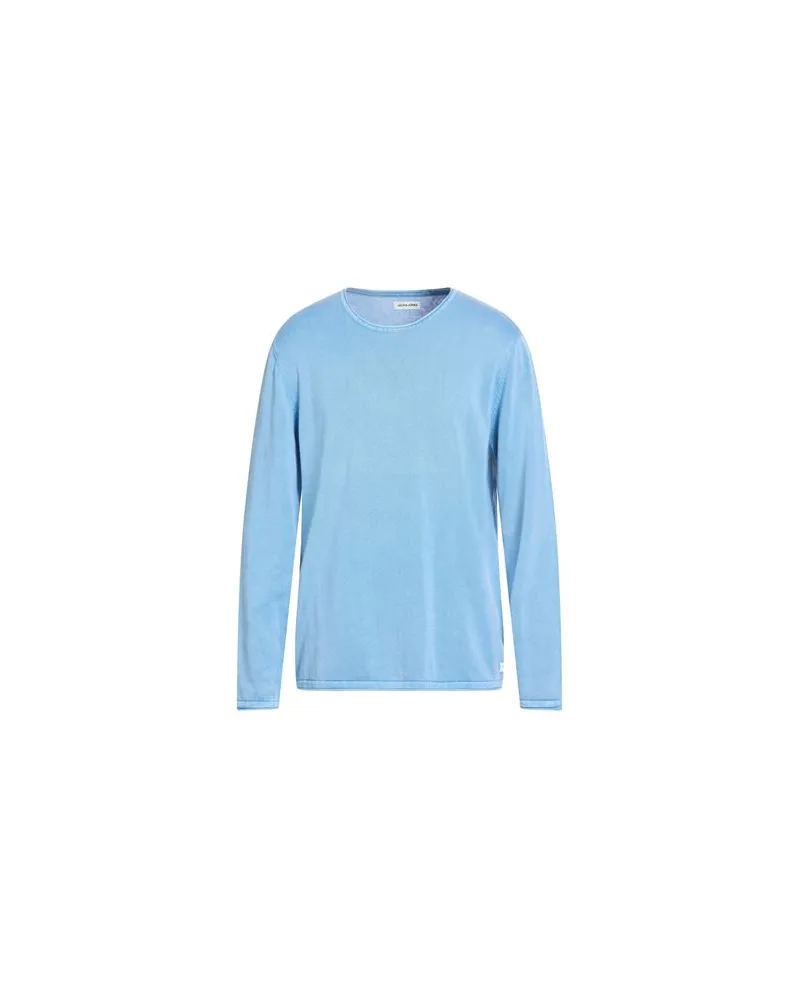 Jack & Jones STRICKWAREN - Pulloverauf YOOX.COM Hellblau