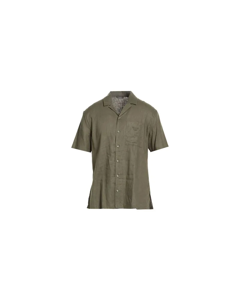Emporio Armani TOPS - Hemdenauf YOOX.COM Militärgrün